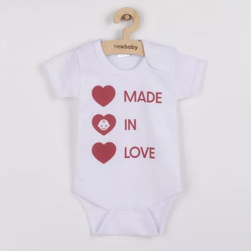 Body nyomtatással New Baby MADE IN LOVE
