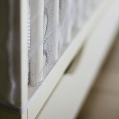 Szúnyogháló kiságyra Akuku fehér