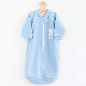 Baba frottír hálózsák New Baby maci kék