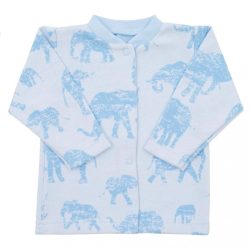 Baba kabátka Baby Service Elefánt kék