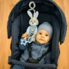 Fejlesztő zenélő játék Baby Mix nyúl kék