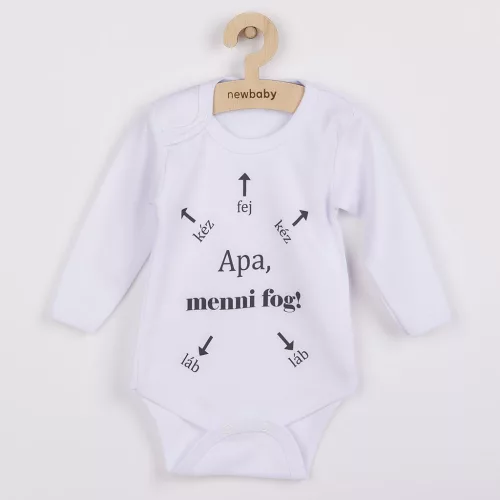 Body nyomtatással New Baby Apa, menni fog!