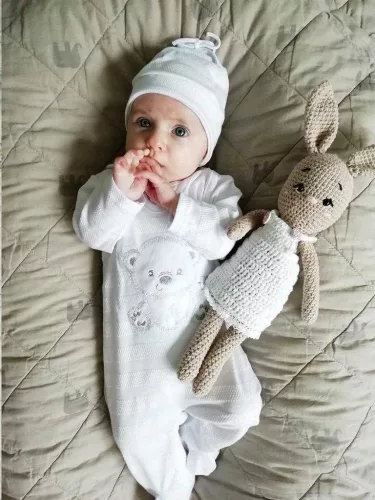 Baba együttes New Baby Sweet Bear fehér