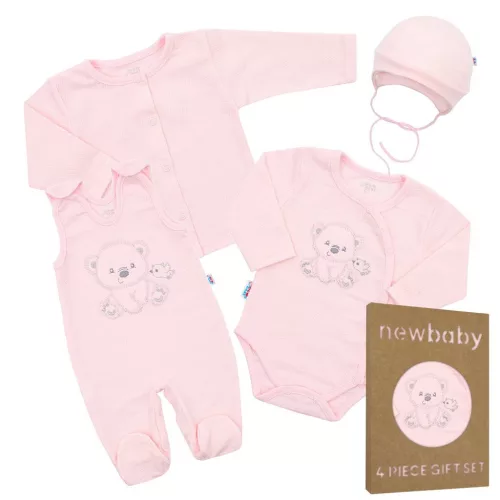 Baba együttes New Baby Sweet Bear rózsaszín