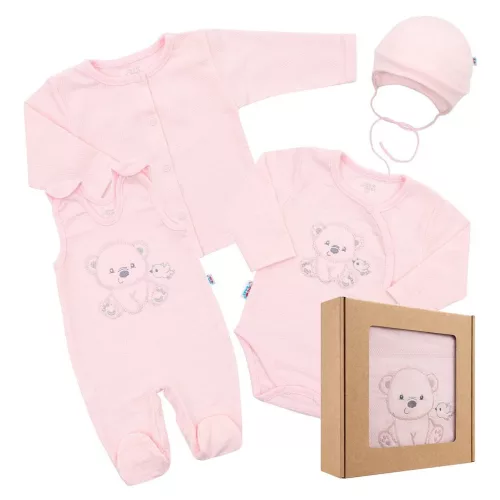 Baba együttes New Baby Sweet Bear rózsaszín