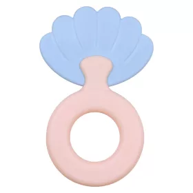 Rágóka csörgővel Baby Mix kagyló