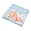 Gyermek frottír törölköző hímzéssel és kapucnival New Baby 80x80 kék zsiráffal