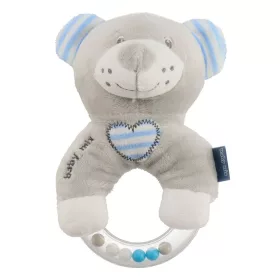 Csörgős plüss játék Baby Mix maci kék