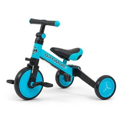   Gyerek háromkerekű bicikli 3az1-ben Milly Mally Optimus blue