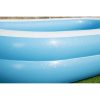 Gyermek felfújható medence Bestway család 262x175x51 cm kék