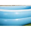 Gyermek felfújható medence Bestway család 262x175x51 cm kék