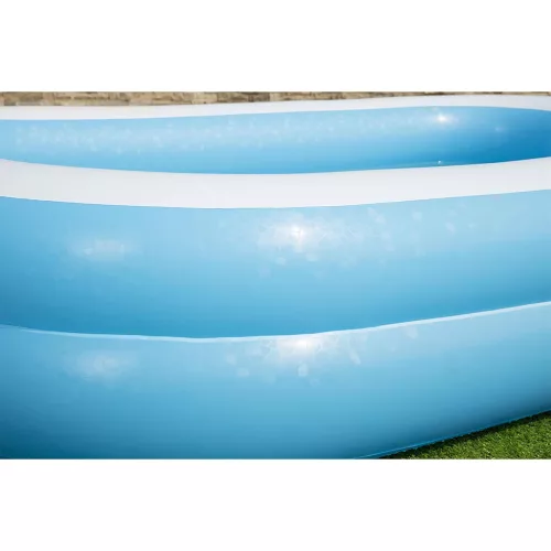 Gyermek felfújható medence Bestway család 262x175x51 cm kék