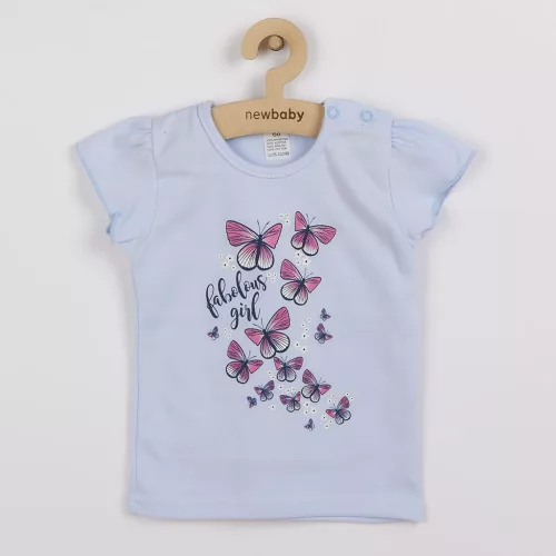 Baba póló szoknyával New Baby Butterflies kék