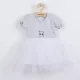 Baba ruha tüll szoknyával New Baby Wonderful szürke