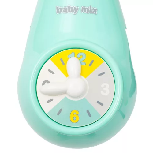 Körhinta a kiságy fölé világító vetítővel  Baby Mix menta