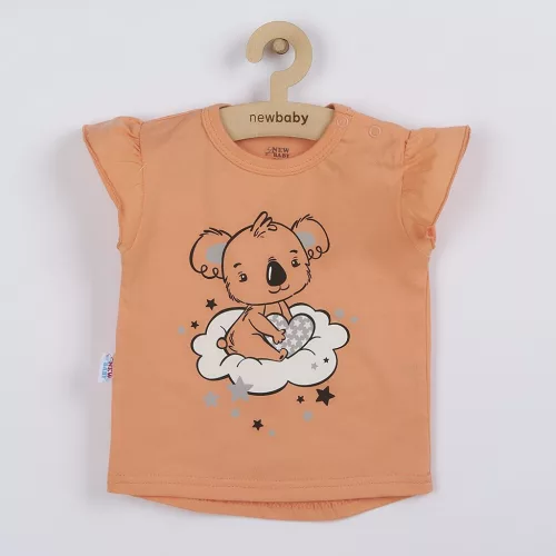 Gyermek nyári pizsama New Baby Dream lazacszín