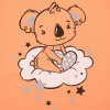 Gyermek nyári pizsama New Baby Dream lazacszín