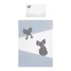6-részes ágyneműhuzat Belisima Mouse 100/135 kék