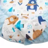 Luxus babafészek párnával és paplannal New Baby Minkyből kék