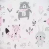Luxus babafészek párnával és paplannal New Baby Minkyből rózsaszín
