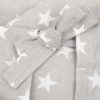 Klasszikus megkötős pólya New Baby Csillag szürke-fehér