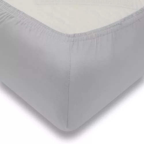 Jersey lepedő kiságyba New Baby 120x60 szürke