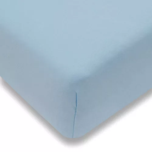 Jersey lepedő kiságyba New Baby 120x60 kék