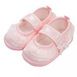Baba kislányos cipő New Baby szatén rózsaszín 12-18 h