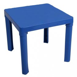 Gyerek kerti bútor- műanyag asztal kék kép nélkül