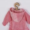 Plüss kapucnis pulóver New Baby Baby rózsaszín