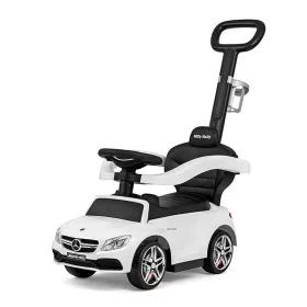   Bébitaxi tolókarral Mercedes Benz AMG C63 Coupe Milly Mally white