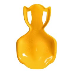   Gyerek műanyag hócsúszka popsi szánkó BAYO COMFORT LINE XL sárga