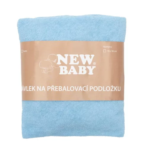 Huzat pelenkázó lapra New Baby 50x70 kék