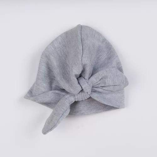 Baba ruha és sapka-turban New Baby Little Princess szürke