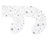 Szoptatós C alakú párnahuzat New Baby szürke csillagok 285 x16
