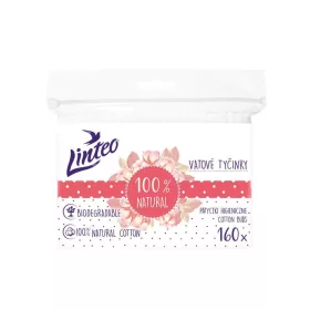   Papír fültisztító pálcika 100% natural Linteo 160 db zacskóban