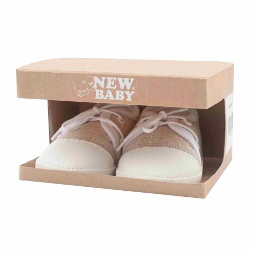 Baba tornacipő New Baby jeans bézs 0-3 h