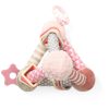 Fejlesztő játék Baby Ono Tiny Yoga pink piramis