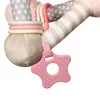 Fejlesztő játék Baby Ono Tiny Yoga pink piramis