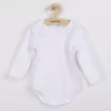 Luxus baba hosszú ujjú body New Baby - fehér