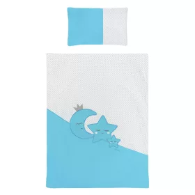   5-részes ágyneműhuzat Belisima Magic Stars 100/135 türkiz