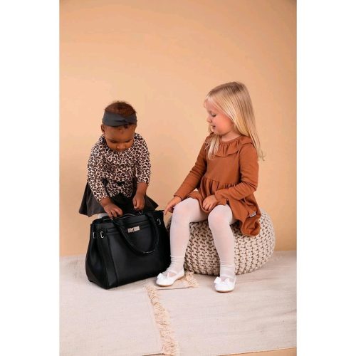 Baba pamut fejpánt Nicol Mia sötétbarna