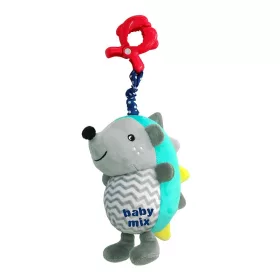   Gyerek plüss zenélős játék Baby Mix Süni kékes szürke