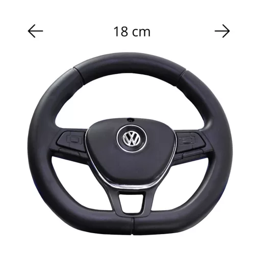 Bébitaxi tolókarral VOLKSWAGEN T-ROC Milly Mally fehér