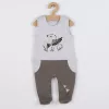 3-részes pamut együttes Koala Birdy szürke