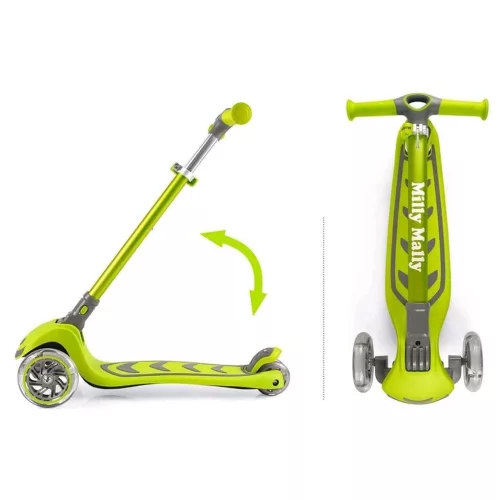 Gyerek roller Milly Mally Scooter Boogie zöld