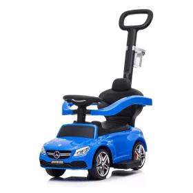   Bébitaxi tolókarral Mercedes Benz AMG C63 Coupe Baby Mix kék