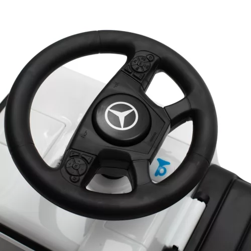 Zenélő bébitaxi Mercedes Baby Mix KAMION fehér
