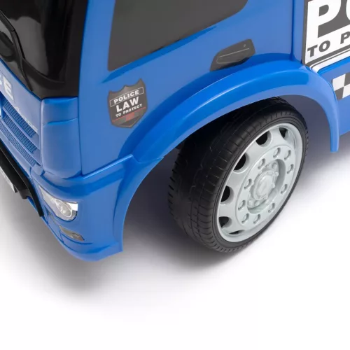 Zenélő bébitaxi Mercedes Baby Mix RENDŐRSÉG kék