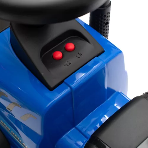 Gyerek jármű traktor utánfutóval és szerszámokkal Baby Mix New Holland kék
